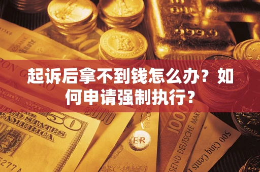 济南起诉后拿不到钱怎么办？如何申请强制执行？