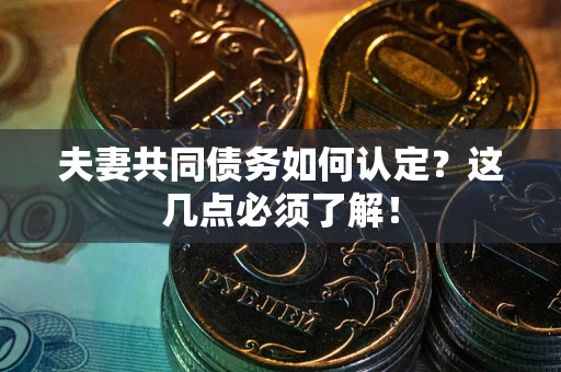 济南夫妻共同债务如何认定？这几点必须了解！