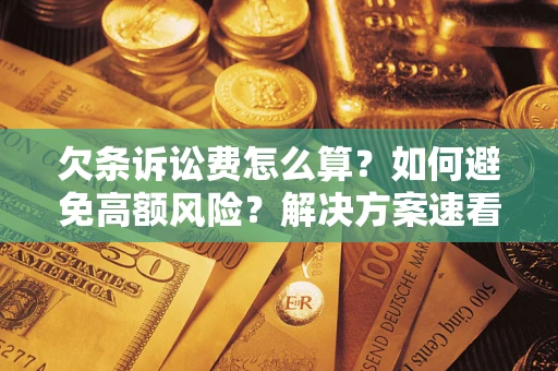 济南欠条诉讼费怎么算？如何避免高额风险？解决方案速看！