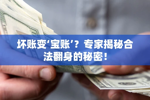 济南坏账变‘宝账’？专家揭秘合法翻身的秘密！