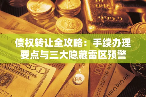 济南债权转让全攻略：手续办理要点与三大隐藏雷区预警